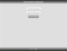 Tablet Screenshot of hooraycreative.com